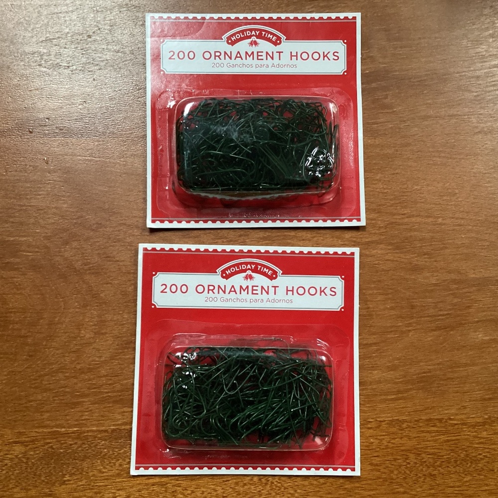 Holiday Time Ornament Hooks Bundle New